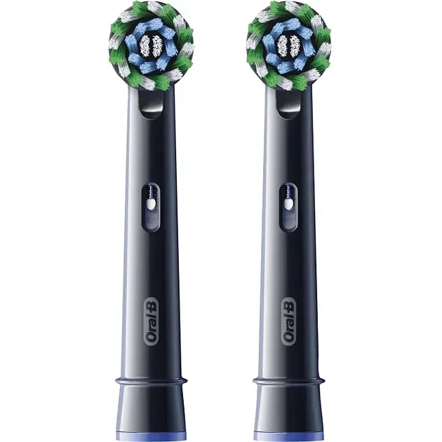 Насадки для електричної зубної щітки Oral-B Pro Cross Action Чорні 2 шт. - фото 2