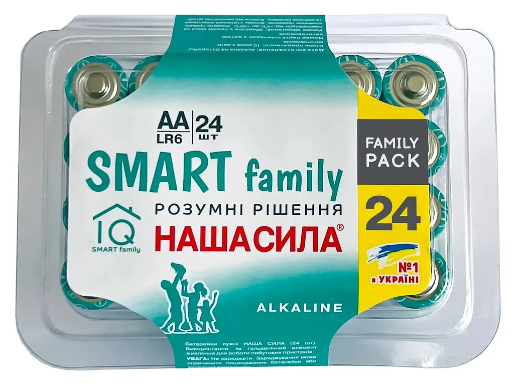 Батарейки Наша Сила Smart AA (LR6) 24 шт. - фото 2