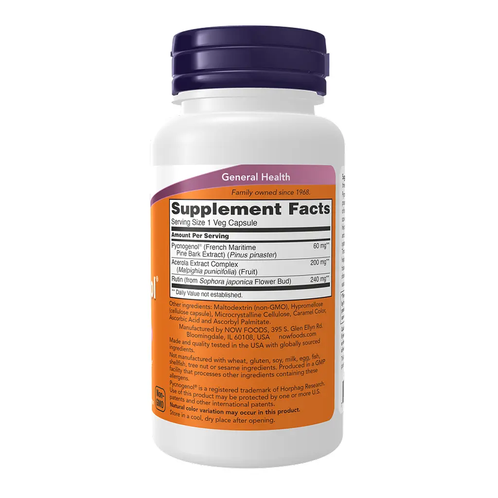 Натуральні добавки Pycnogenol 60mg - 50 vcaps - фото 2