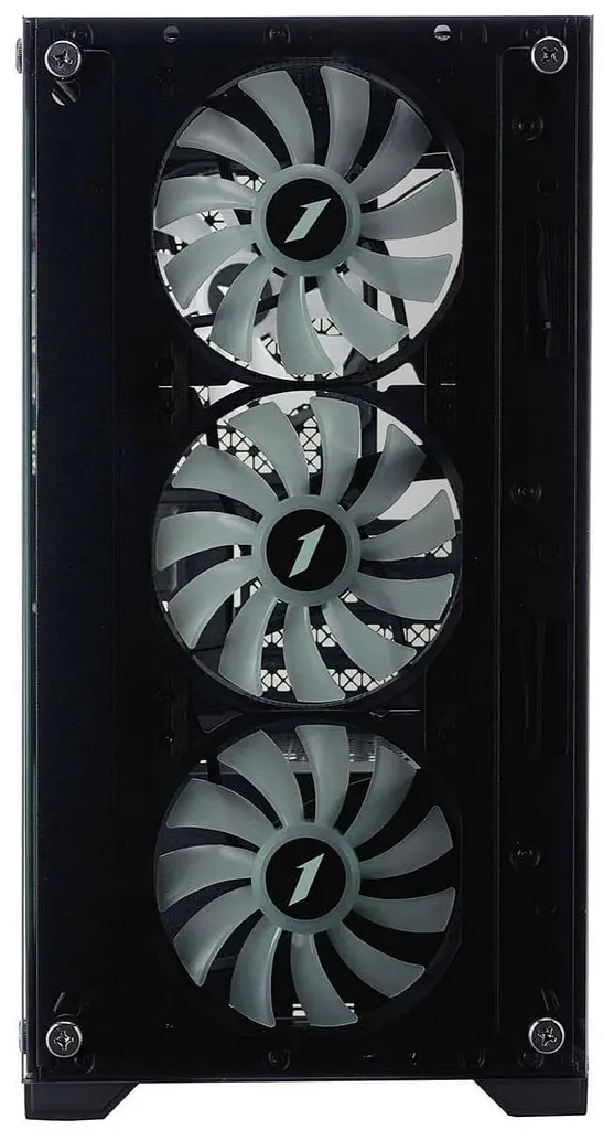 Корпус 1stPlayer X2-M-BK-4F7 Black без БП (X2-M-BK-4F7) - фото 3