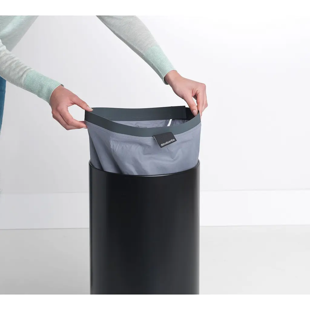 Бак для білизни Brabantia Laundry Bin чорний 35 л (120008) - фото 4