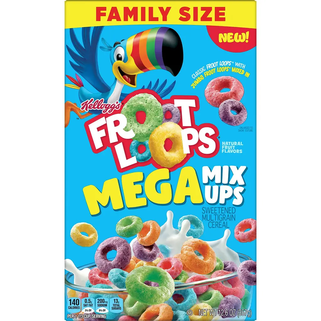 Сухий сніданок Kellogg's Froot Loops Color Mixups 357 g - фото 2