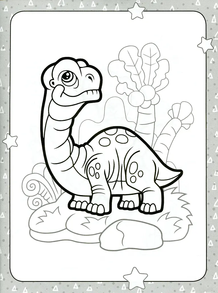 Розмальовка для найменших. Дружні динозаврики - фото 2