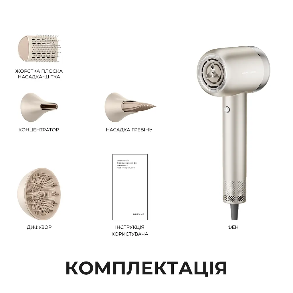 Фен Dreame Gusto Titanium (AHG40A-TI) - фото 14