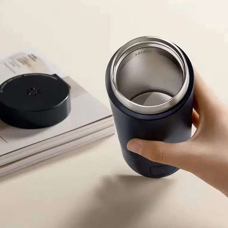 Термос MiJia Portable Electric Cup 2 350ml White (MJDRB02PL) [105358] - фото 3