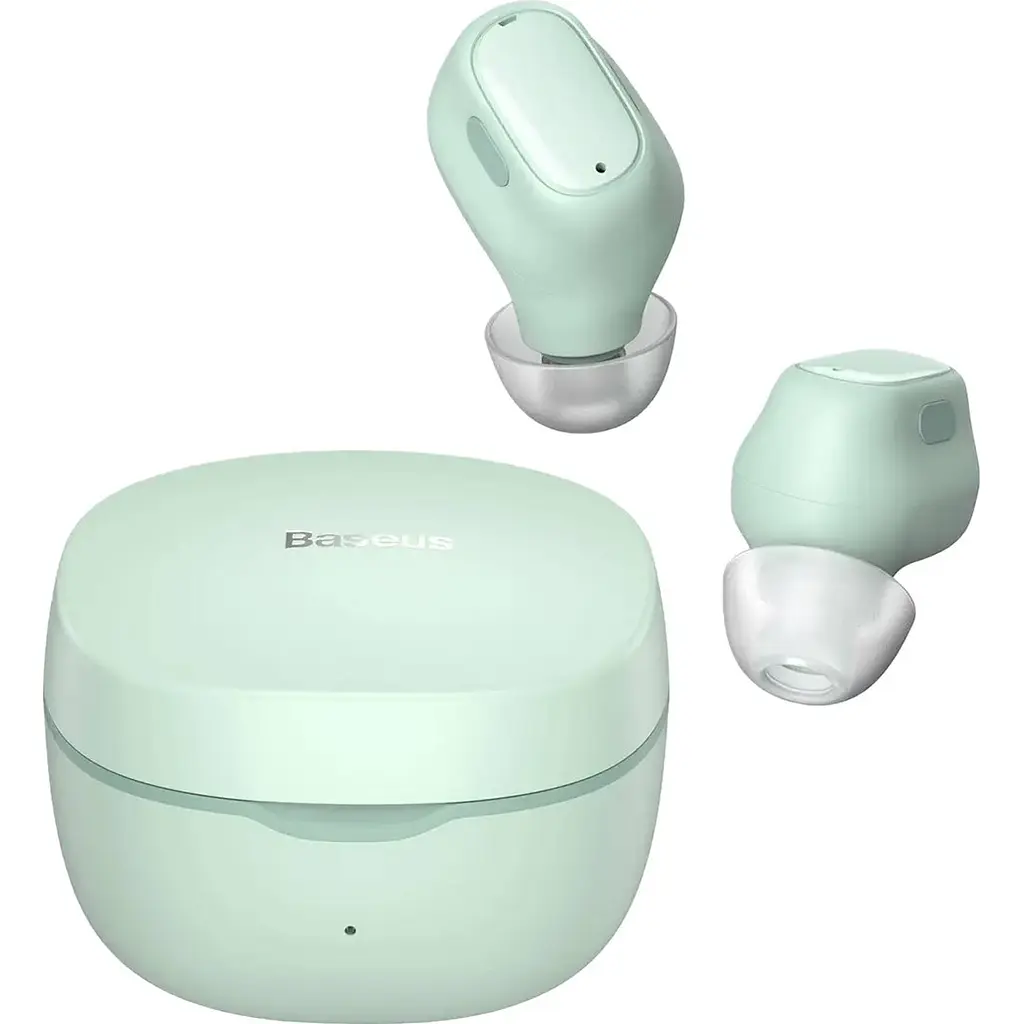 Навушники Baseus True Wireless Earphones WM01 Green (NGWM01-06) [90783] - фото 2