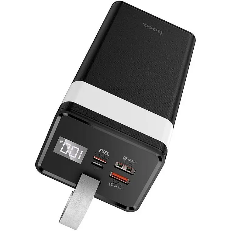 Зовнішній акумулятор Hoco J86 Powermaster 40000mAh 22.5W Black (759214) [101231] - фото 2