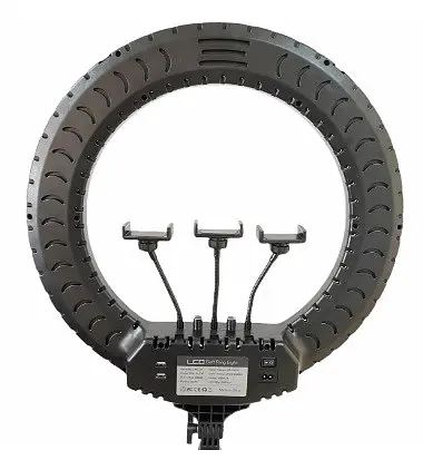 Кольцевая LED лампа для студийного освещения Ring RL-21 с пультом и штативом - фото 6