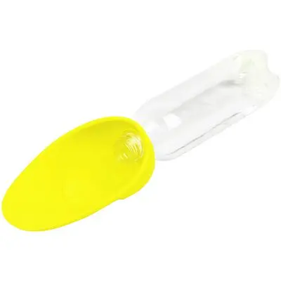 Універсальний посуд для тварин WAUDOG Silicone Поїлка-насадка на пляшку 165х90 мм жовта (50778) - фото 5