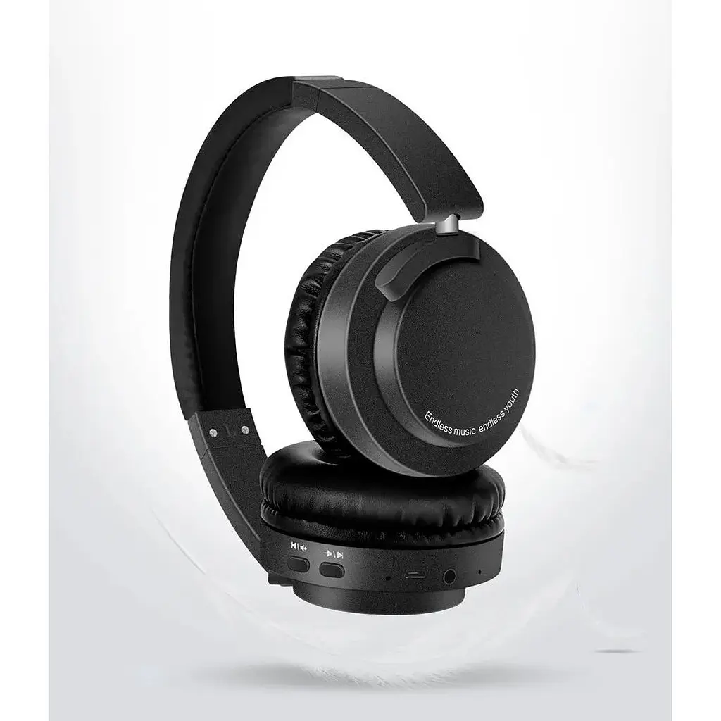 Бездротові навушники Recci REH-A01 Mozart Bluetooth V4.1 накладні Чорні - фото 3
