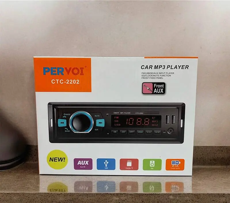 Автомагнітола Pervoi з підтримкою MP3, FM-тюнером та швидкою зарядкою XPRO CTC-2202 (44846-CTC-2202_368) - фото 3