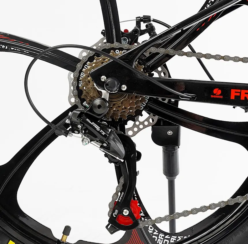 Велоcипед Спортивный 24" MN-24255 Corso «MAGNUM», рама магниевая 11’’, оборудование Shimano 21 скорость, собран на 75% (6800077242556) - фото 6