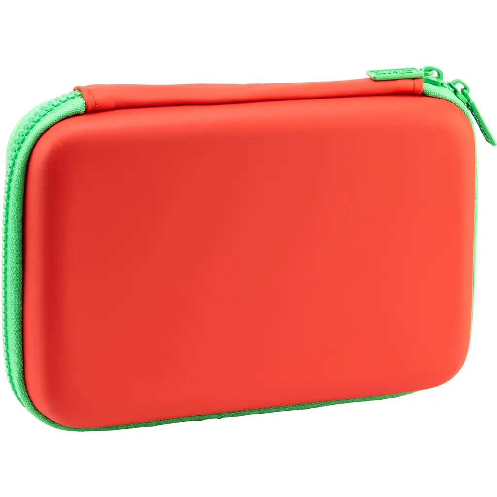 Пенал Cool For School з тисненням, 1 відділення (QT-5704-Red) - фото 2