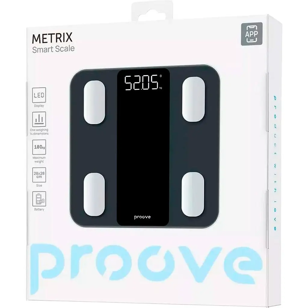 Розумні ваги Proove Metrix Gray (SSMX20000003) [171835] - фото 5