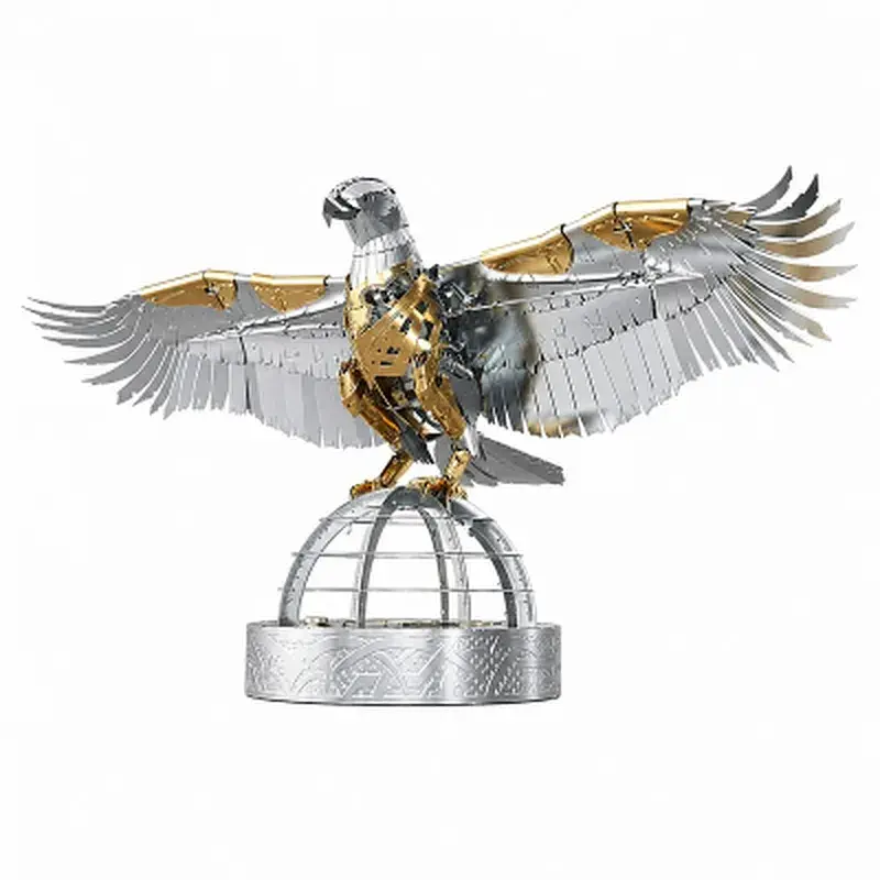 Конструктор Metal Time Колекційна модель Unity Wings Eagle Golden Armor (MT101GA/READY) - фото 2