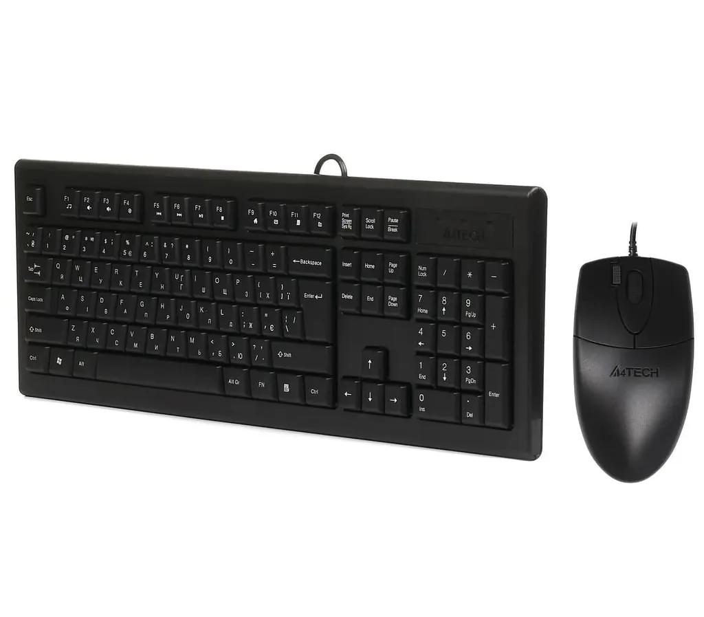 Комплект (Клавіатура та миша) A4Tech KRS-8520D USB Black (KRS-8520D Black) - фото 2