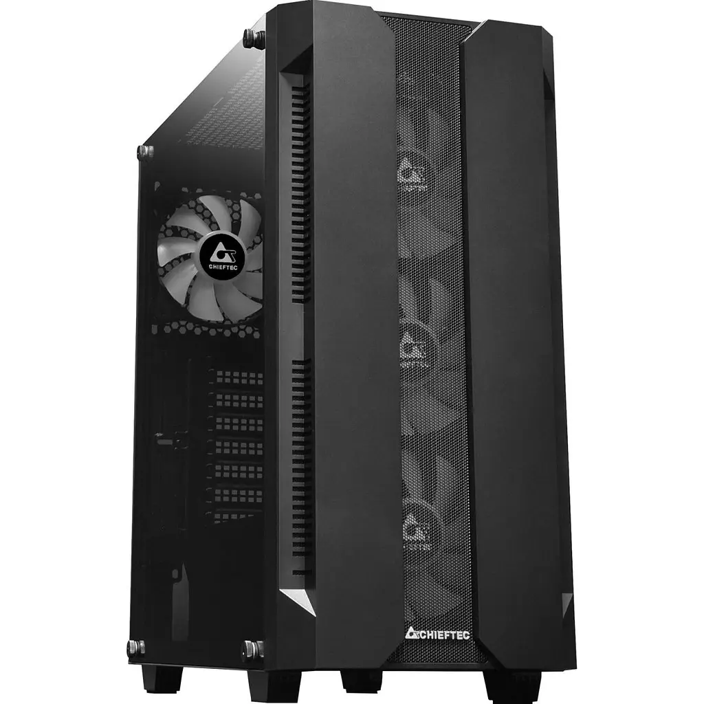 Корпус Chieftec Gaming Hunter Tempered Glass Edition (GS-01B-OP) [134604] - фото 2