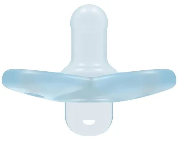 Пустушка силіконова Philips Avent Soothie для новонароджених, 0-6 місяців, блакитний, 2 шт. (SCF099/21) - фото 2