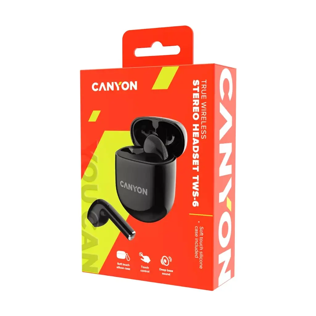 Навушники Canyon TWS-6 Black (CNS-TWS6B) - фото 6