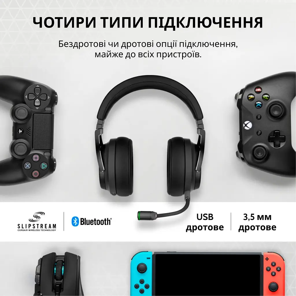 Ігрові навушники Corsair Virtuoso RGB Wireless XT (CA-9011188-EU) [148146] - фото 9