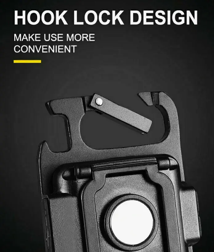 Міні ліхтарик брелок WD COB Rechargeable Keychain light з відкривалкою та магнітом світильник акумуляторний - фото 6
