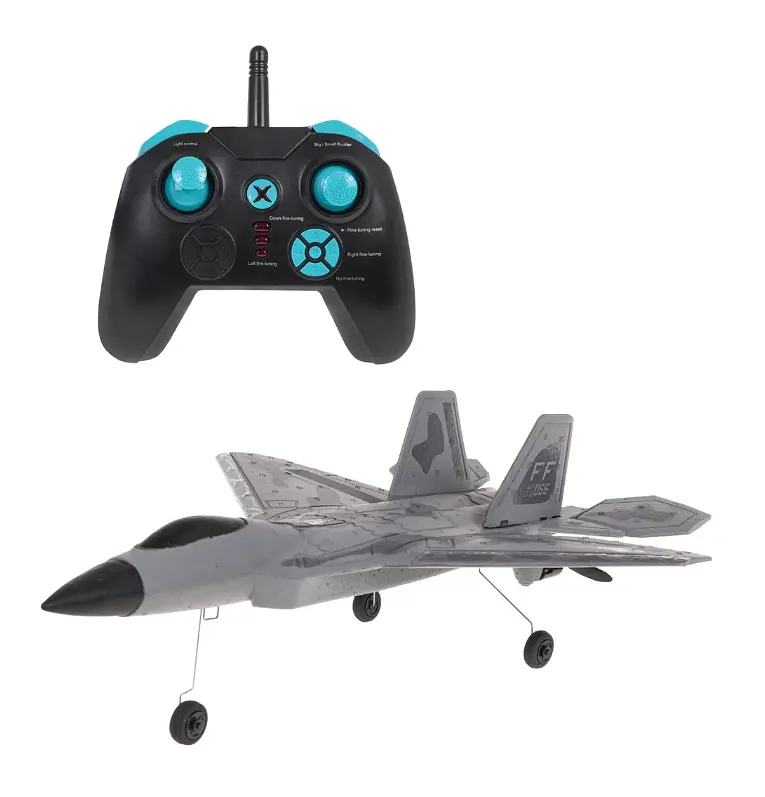Літак винищувач на радіокеруванні дитячий Ramiz Raptor F-22 з LED-підсвіткою - фото 2