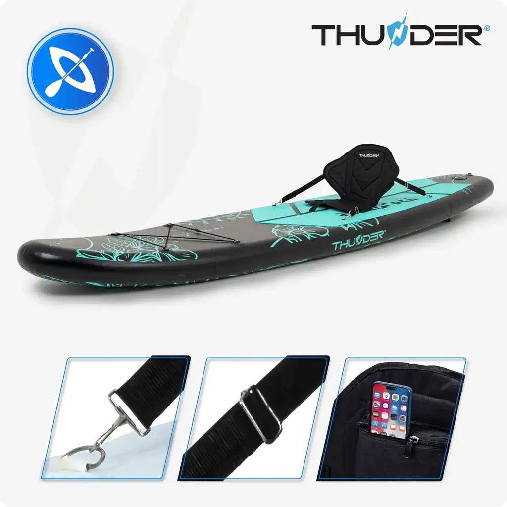 Надувна SUP дошка THUNDER 350 см (MOTH-MINT) - фото 8