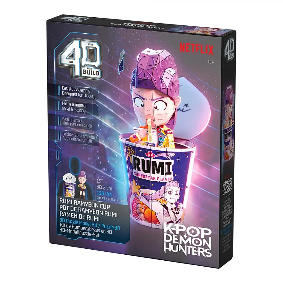 Пазл для створення 3D-моделі Spin Master Кейпоп-мисливиці на демонів: стакан рамену Румі 138 деталей (SM47184/6077588) - фото 3