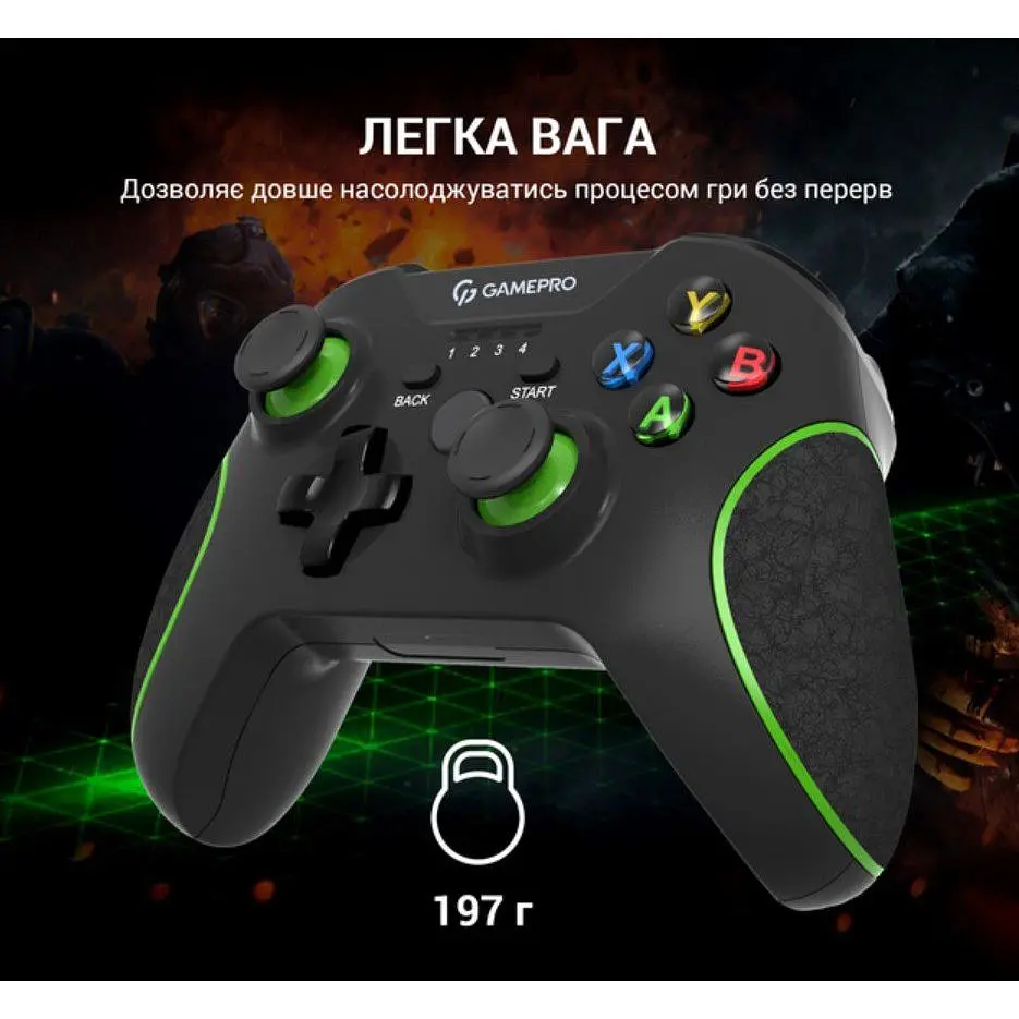 Геймпад джойстик GamePro MG-650 Black 2.4G PC/PS3/Android - фото 9