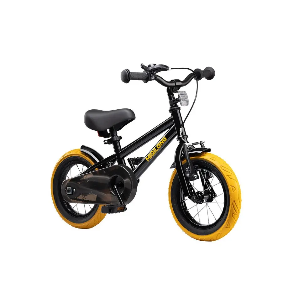Детский велосипед Miqilong ST ATW-ST12-BLACK 12" Черный - фото 2
