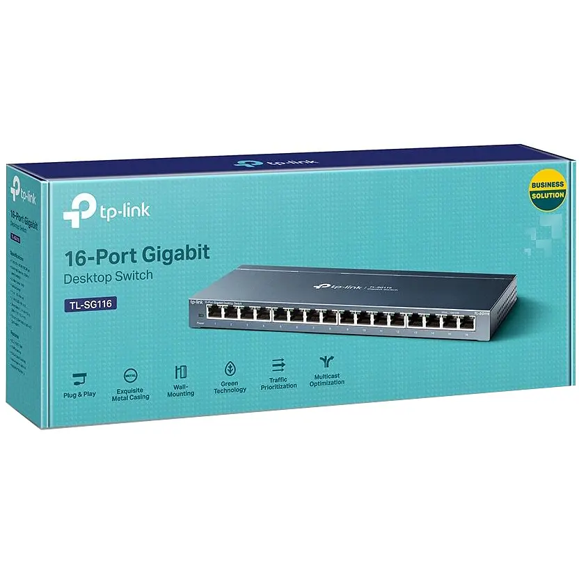 Комутатор TP-Link TL-SG116 [137161] - фото 4