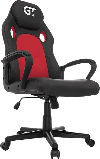 Геймерское кресло GT Racer черное с красным (X-2640 Black/Red) - фото 4