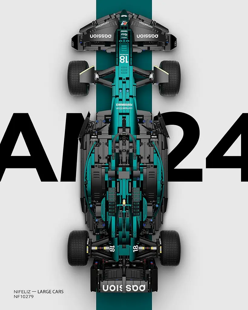 Конструктор Nifeliz Болид F1 Aston Martin (NF10279) - фото 4
