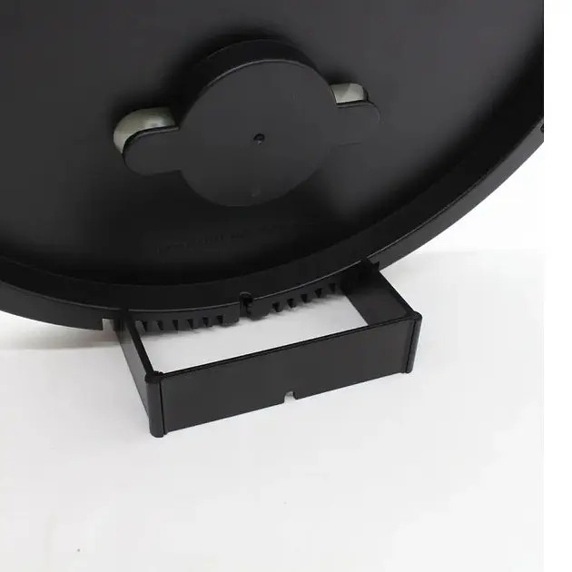 Часы настенные электронные DS-3813L, круглые часы на стену Черные - фото 5