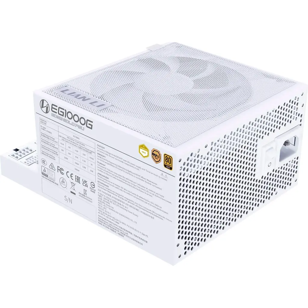 Блок питания Lian Li Edge Gold 1000W (G9P.EG1000G.WH00.EU) White (G9P.RS1000G.WH00.EU) - фото 2