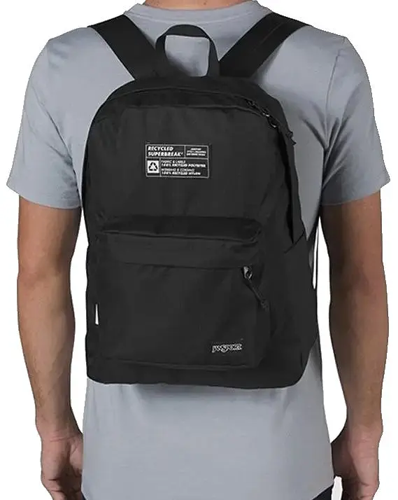 Рюкзак міський JanSport Superbreak 26 л Чорний (JS0A4NW2008) - фото 2
