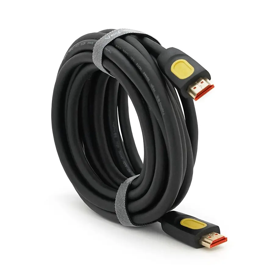 Кабель HDMI 4K UHD ARC v2.0, VEGGIEG HA5-4K, 5m, v2.0, OD-4.0mm, круглий - фото 2