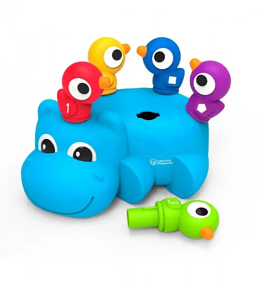 Обучающий игровой набор-сортер Learning Resources Умный бегемот Хьюи (LER9108) - фото 2