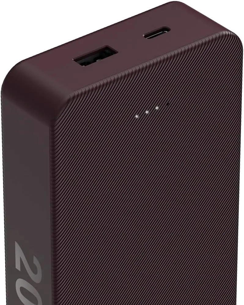 Акумулятор портативний літій-іонний Power Bank Hama 20000 мА·рік, USB-C, USB-A, plum - фото 4