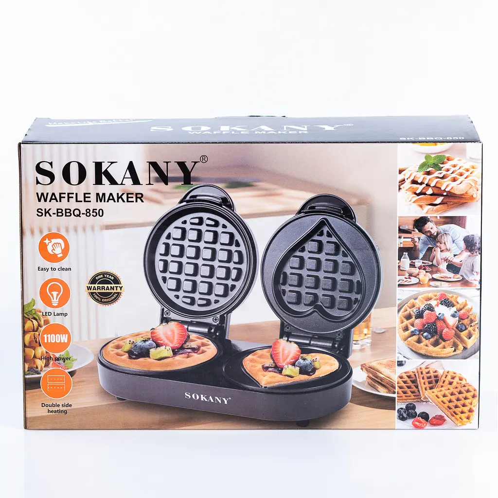 Вафельница Sokany SK-BBQ-850 - фото 4