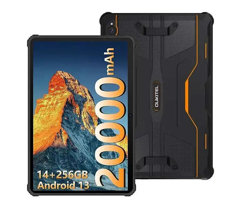 Планшет Oukitel RT6 8/256GB 4G Dual Sim Чорно-жовтогарячий - фото 2