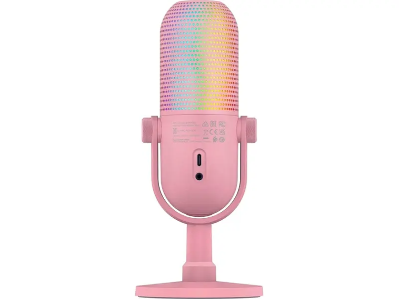 Мікрофон для ПК/ для стрімінгу, подкастів Razer Seiren V3 Chroma Quartz (RZ19-05060300-R3M1) - фото 3