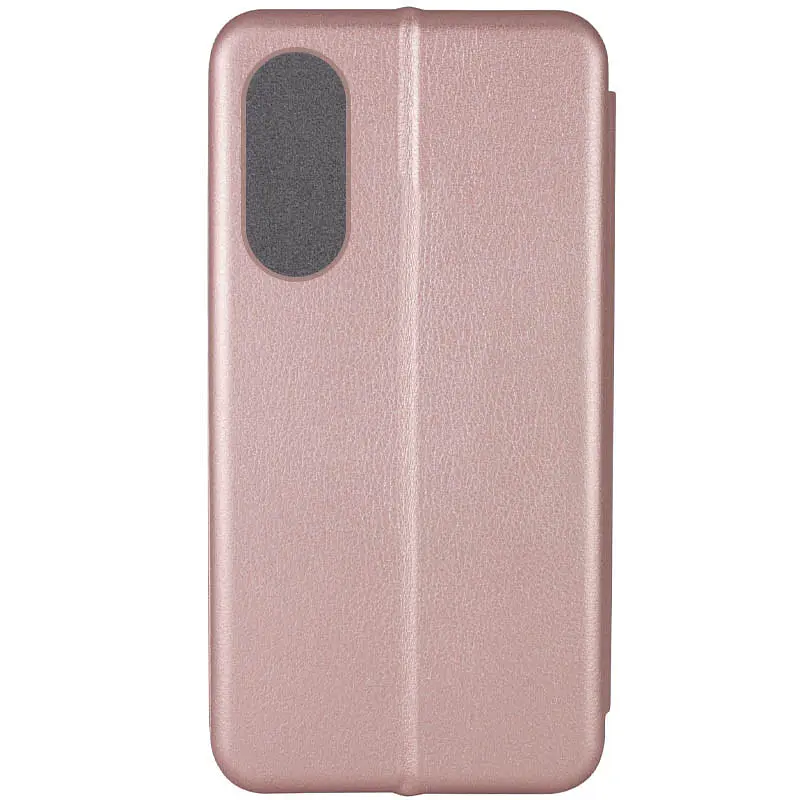 Кожаный чехол-книжка Classy для Oppo A38 / A18 Rose Gold - фото 3