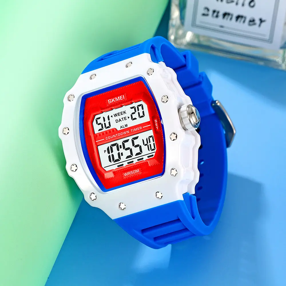 Чоловічий наручний годинник 2296BU Blue Skmei acs0030044 - фото 5