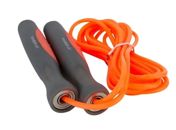 Скакалка PowerPlay 4204 Classic Jump Rope Помаранчева 2,7 м (PP_4204_Orange) - фото 2