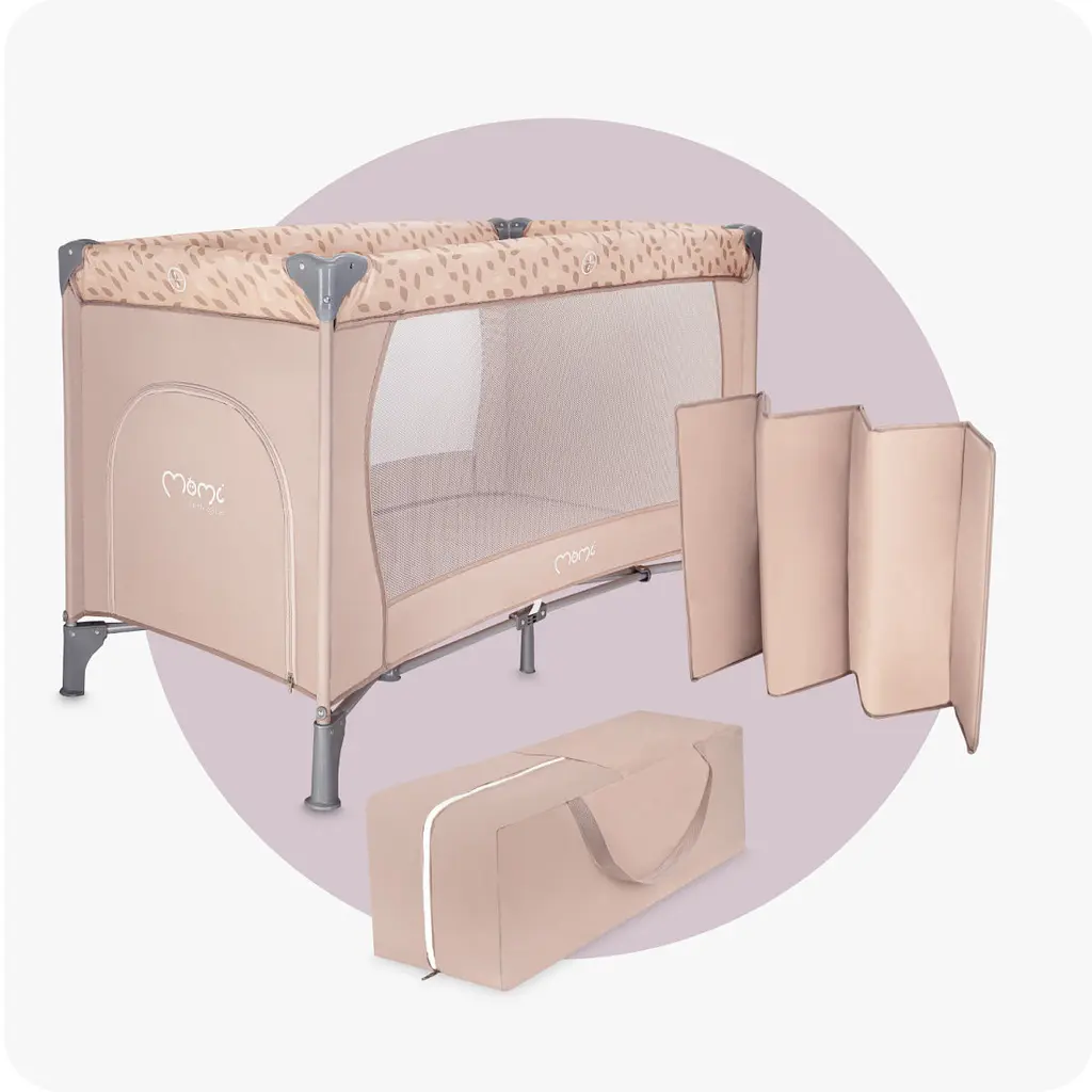 Манеж класичний MoMi Belove Beige (LOZE00027) - фото 4