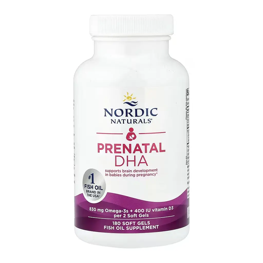 Омега-3 для вагітних та матерів-годувальниць Nordic Naturals Prenatal DHA 180 softgels - фото 3