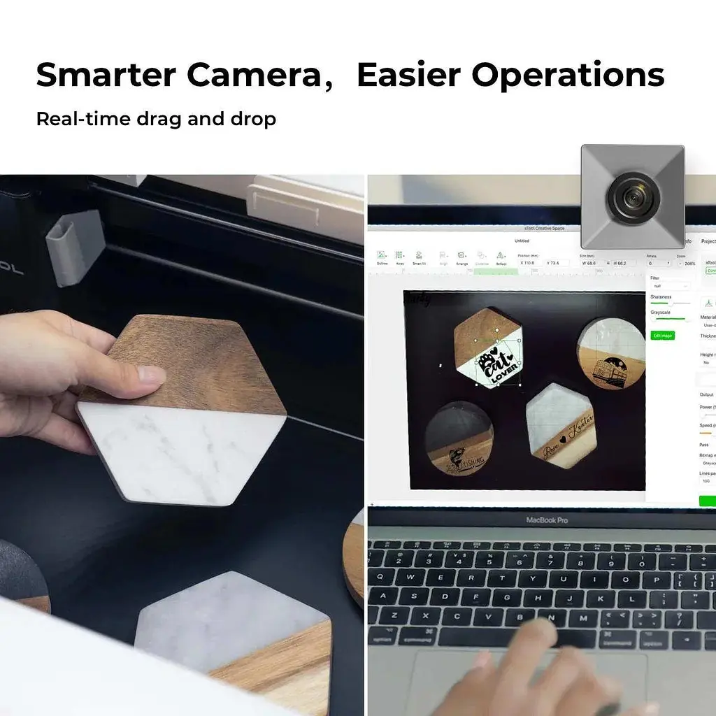 Лазерний гравірувальний верстат 2 в 1 xTool M1 10W (M1-BB) - фото 7