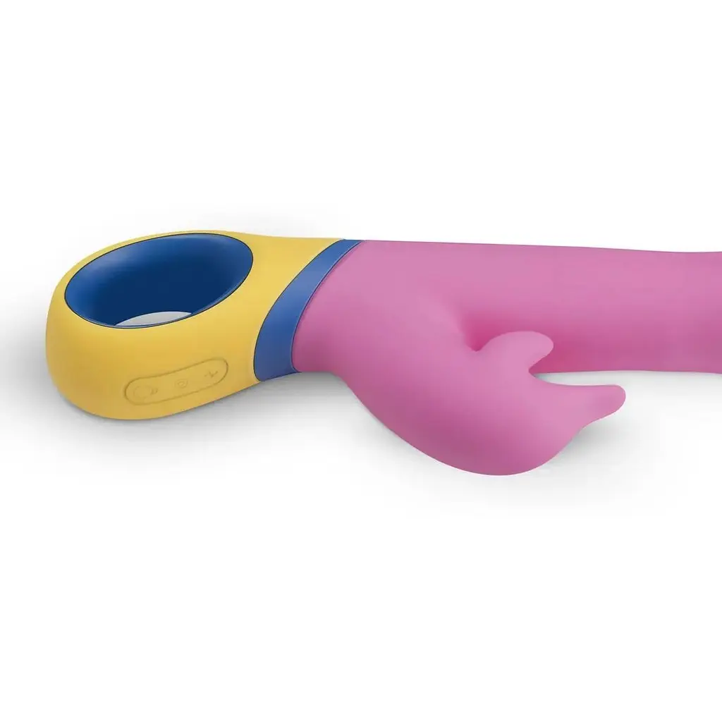 Вибратор-кролик PMV20 Dolphin Vibrator Ротация ствола двойная стимуляция - фото 6