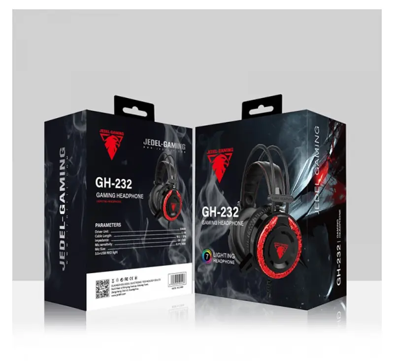 Ігрові навушники з мікрофоном Jedel GH232 Balck - фото 3